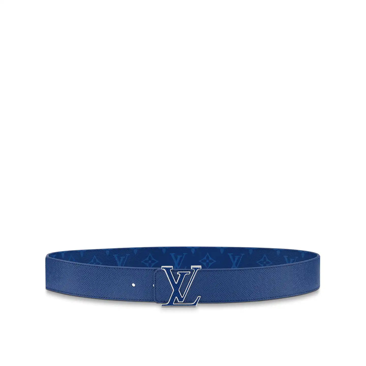 Cheap Louis Vuitton M0159U Blue LV Initiales 40mm Reversible Belt 0123