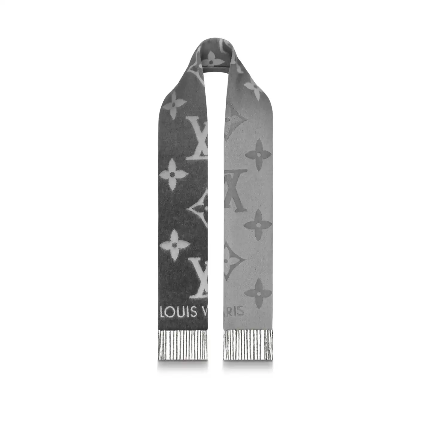 Cheap Louis Vuitton Grey M76336 Reykjavik Gradient Scarf 0128