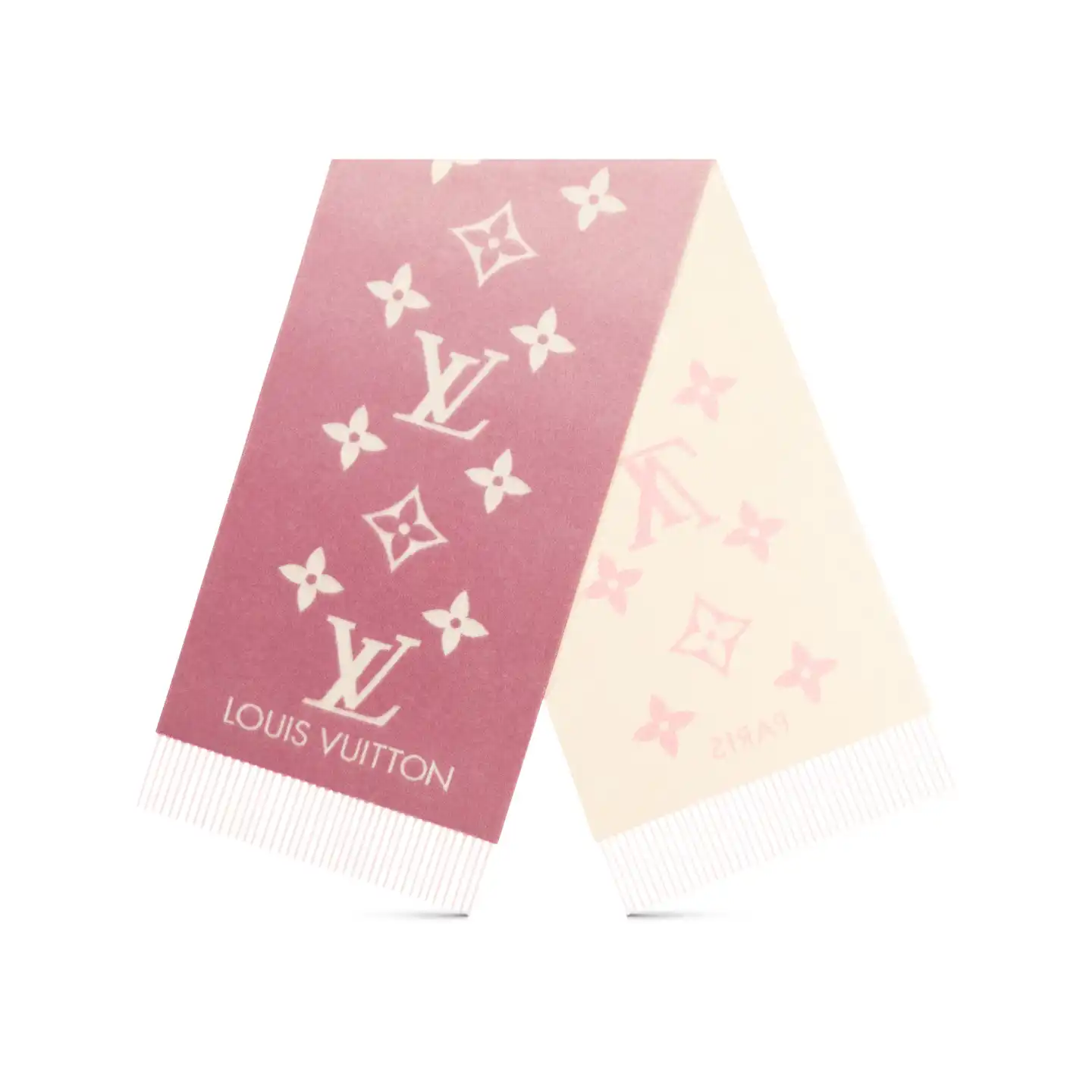 Louis Vuitton Light Pink M77375 Reykjavik Gradient Scarf 0126