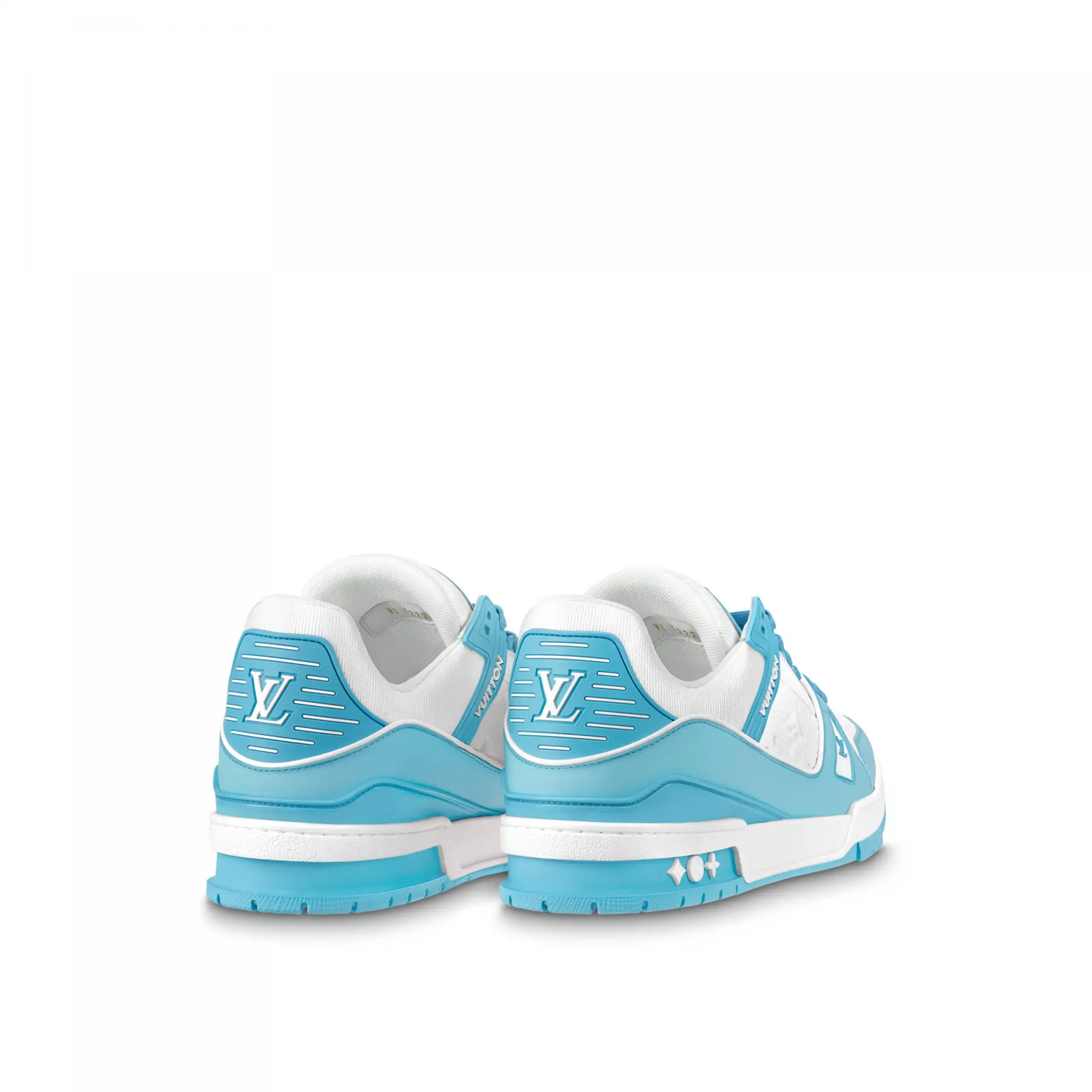 Cheap Louis Vuitton Trainer Sneaker Sky Blue 1ABOFM 0130