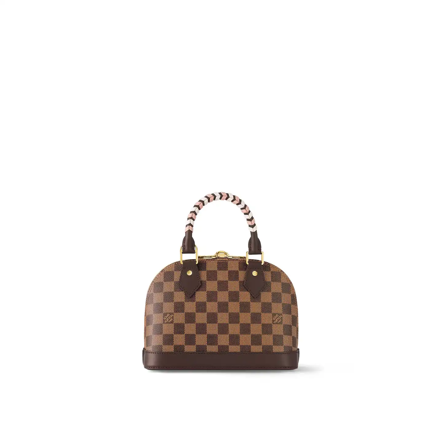 Cheap Louis Vuitton Damier Ebene coated canvas N40447 Braided Alma BB 0122