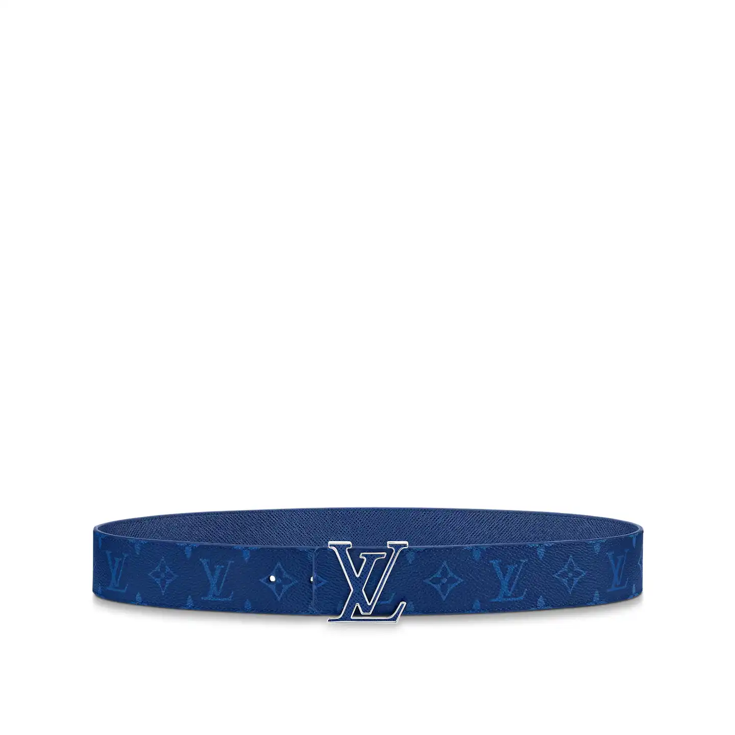 Louis Vuitton M0159U Blue LV Initiales 40mm Reversible Belt 0129