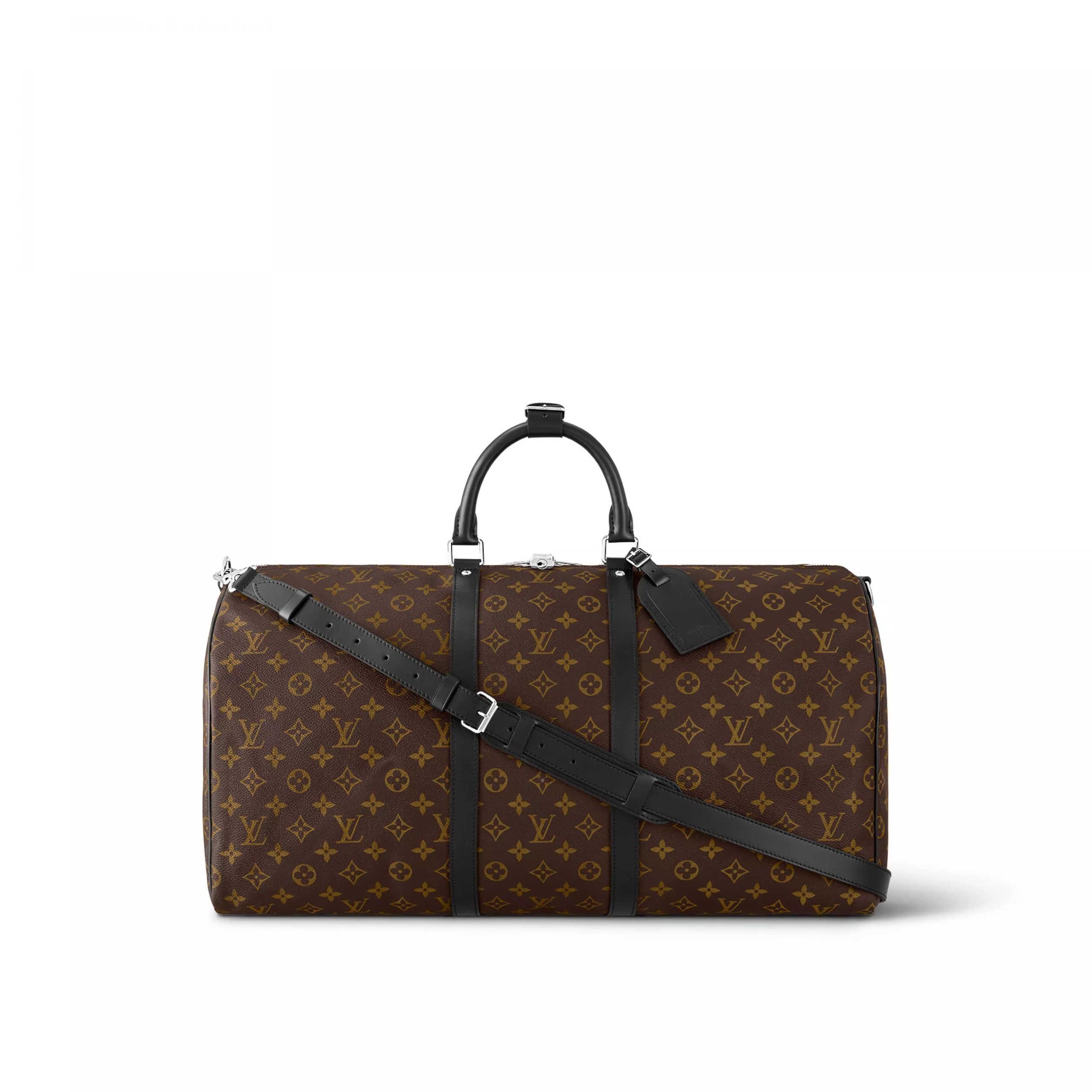 Louis Vuitton Keepall Bandouliere 55 Black M56714 0117