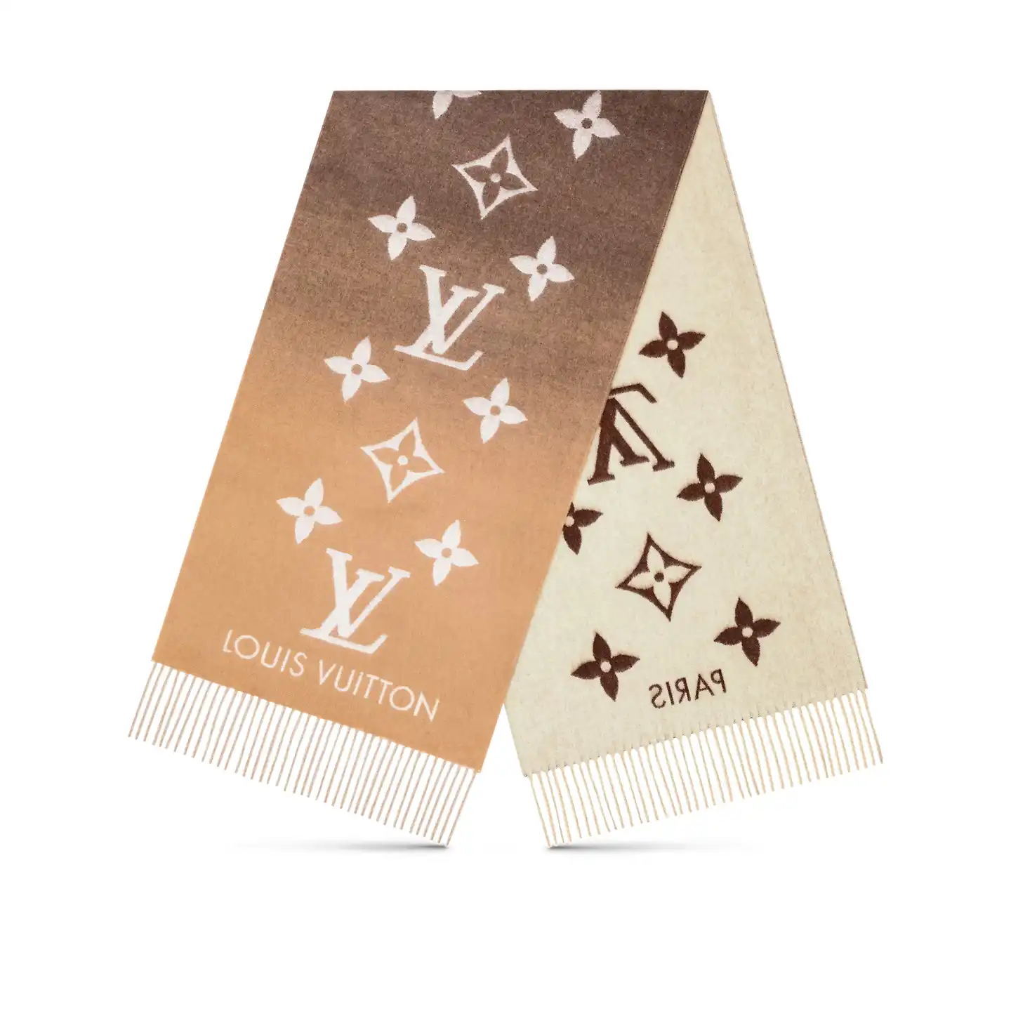 Cheap Louis Vuitton Beige M73675 Reykjavik Gradient Scarf 0128