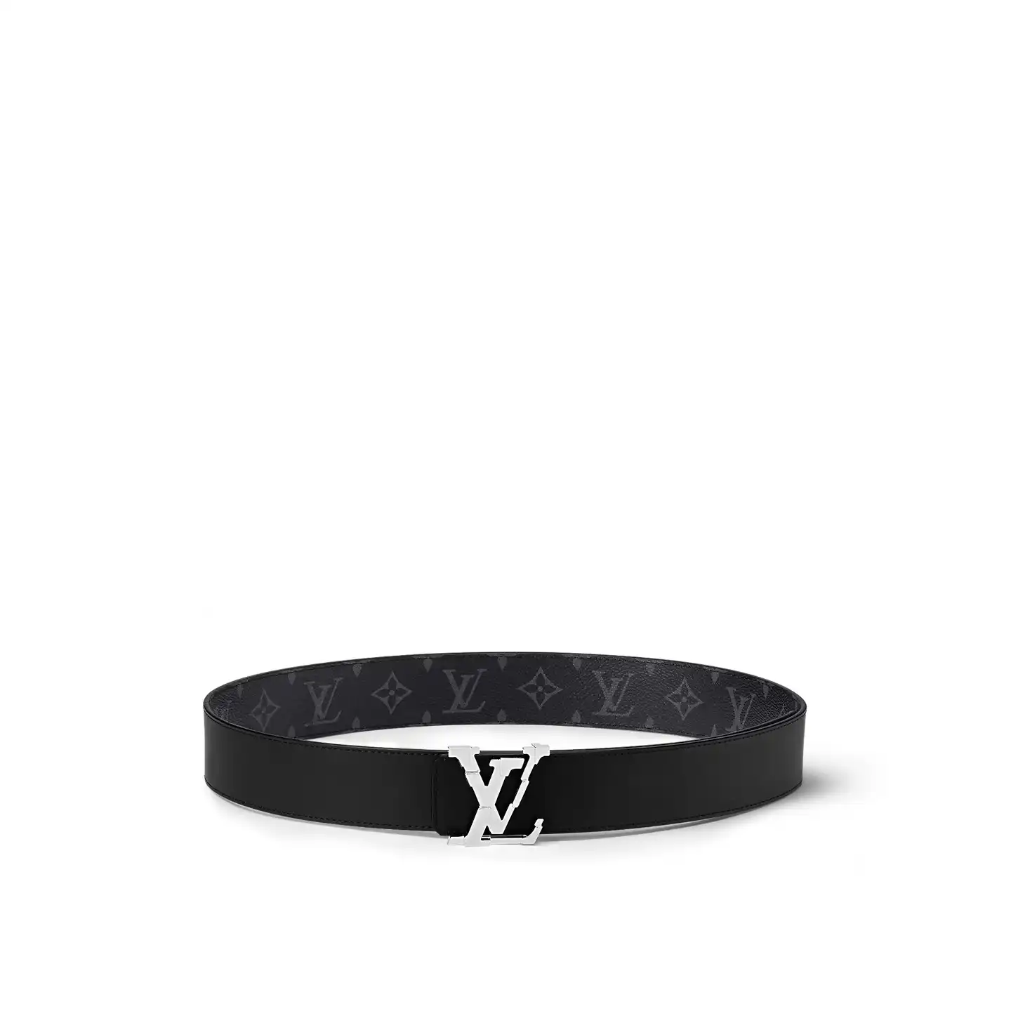 Cheap Louis Vuitton M8346U Monogram Eclipse LV Pixel 40mm Reversible Belt 0123