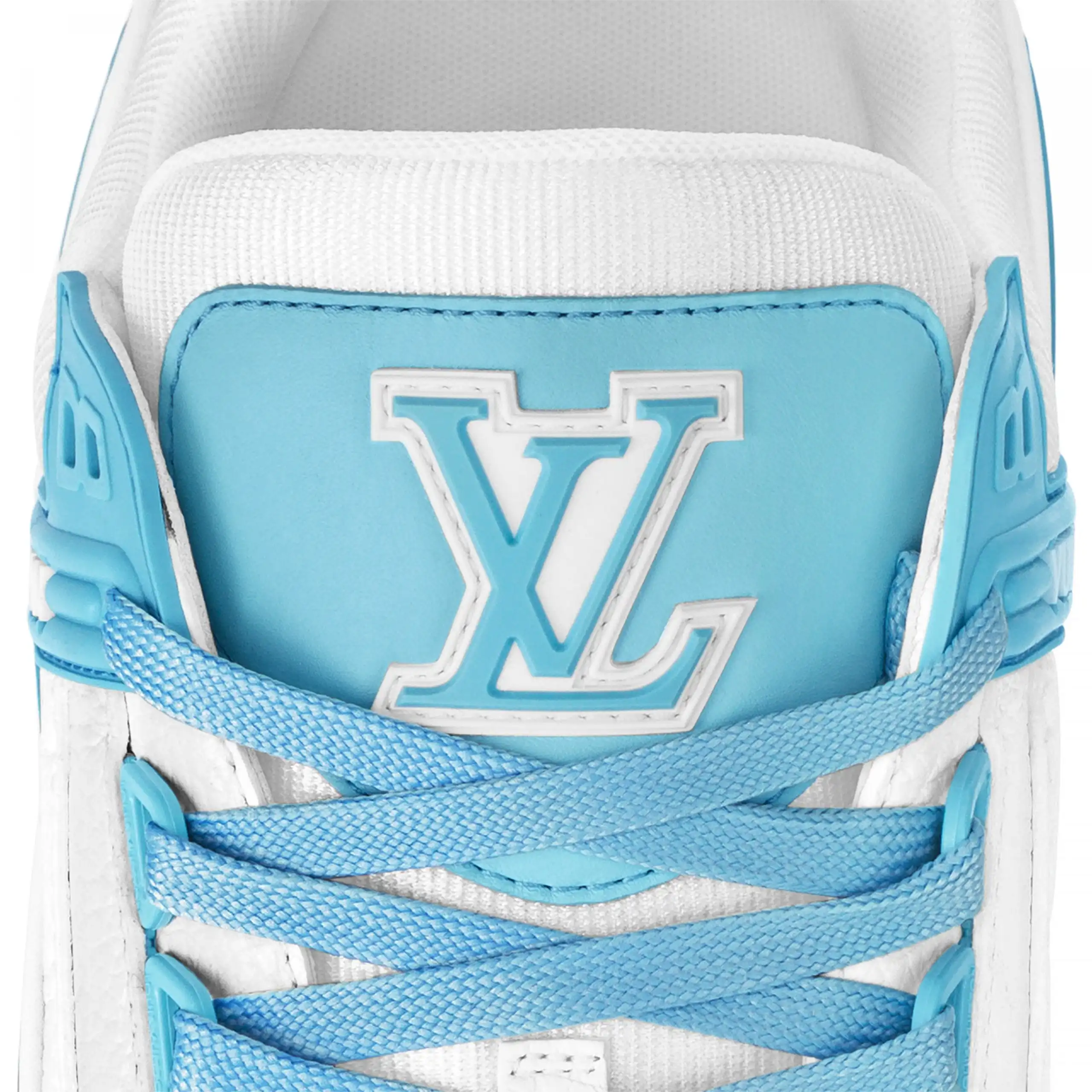 Cheap Louis Vuitton Trainer Sneaker Sky Blue 1ABOFM 0130