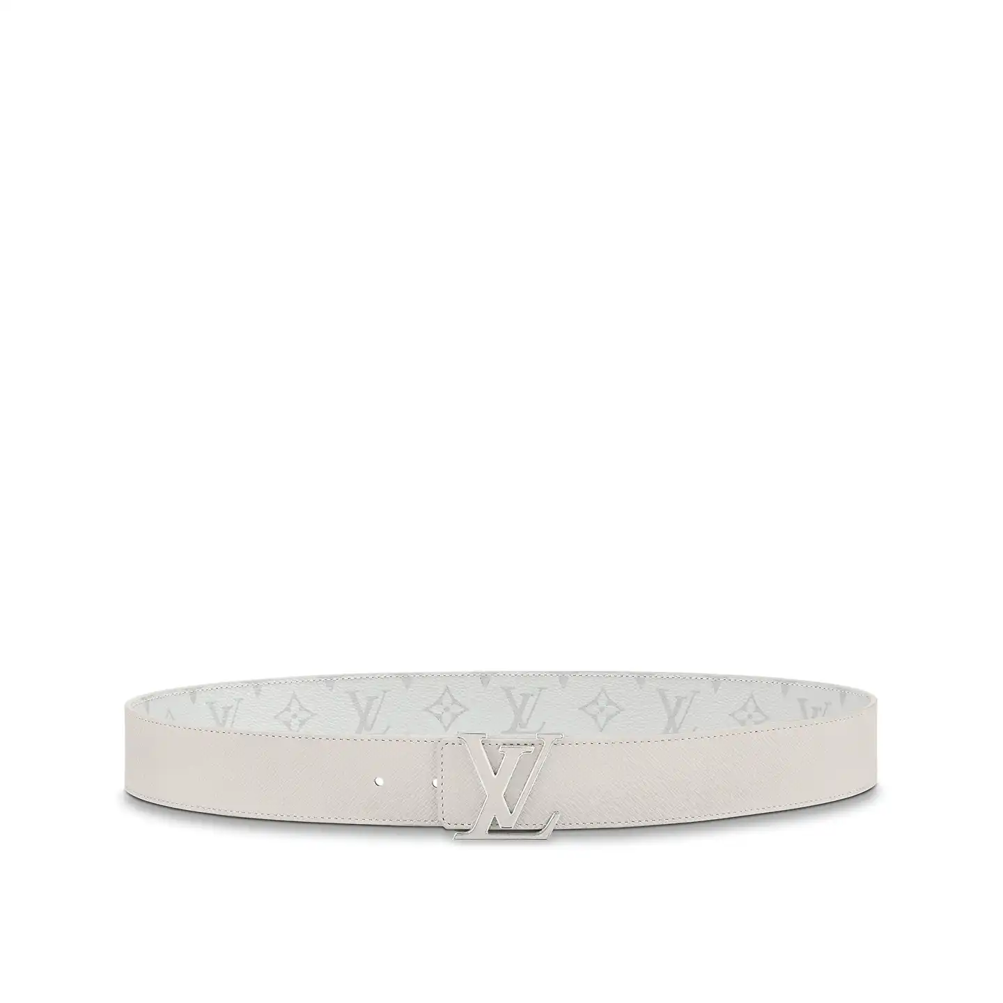 Cheap Louis Vuitton M0158U White LV Initiales 40mm Reversible Belt 0129