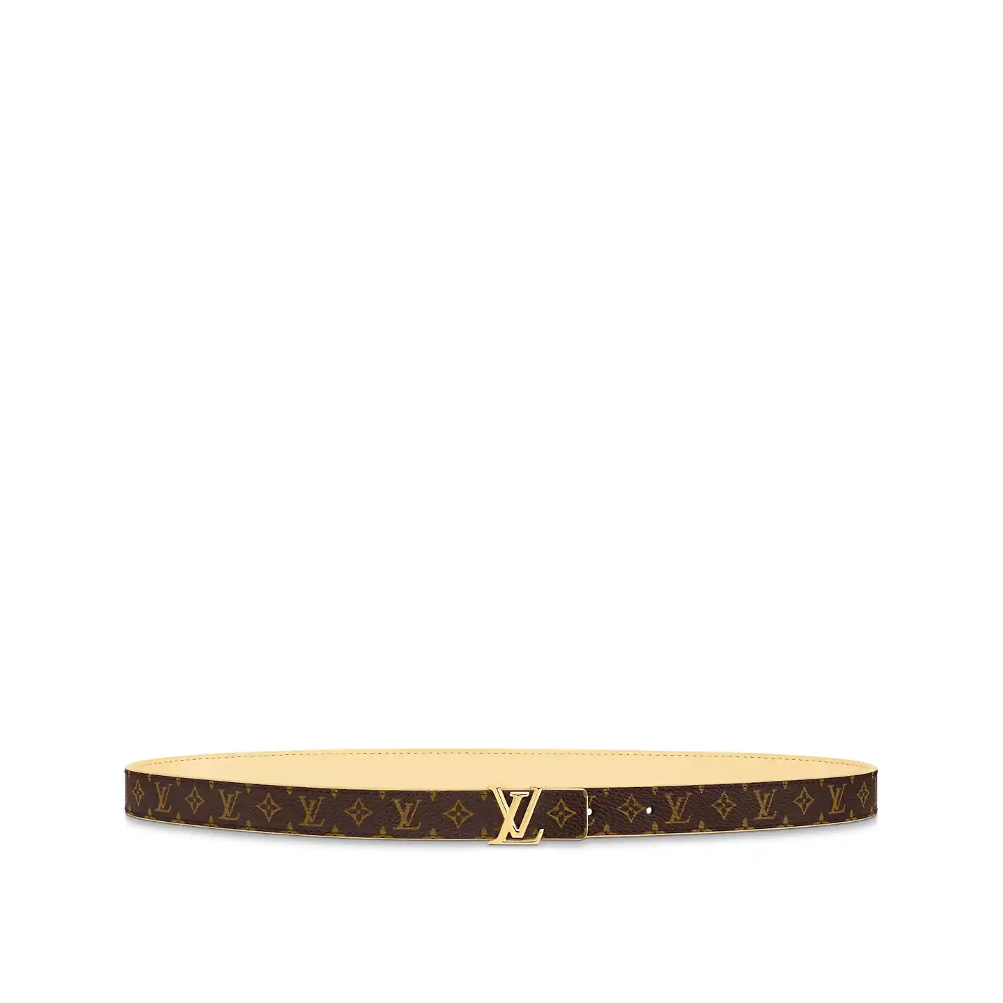 Cheap Louis Vuitton M0702X Yellow LV Iconic 20mm Reversible Belt 0131