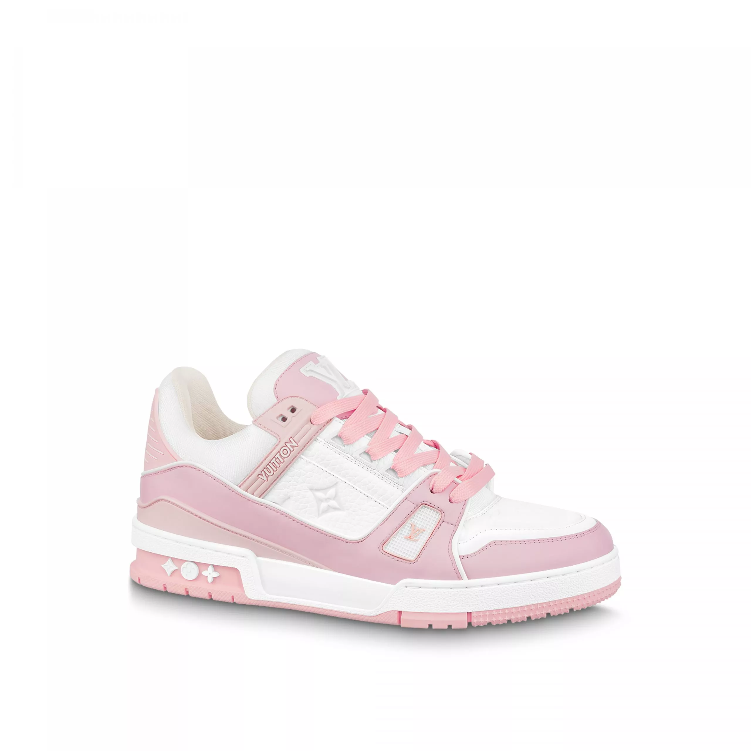 Louis Vuitton Trainer Sneaker Pink White 1ABOEI 0116