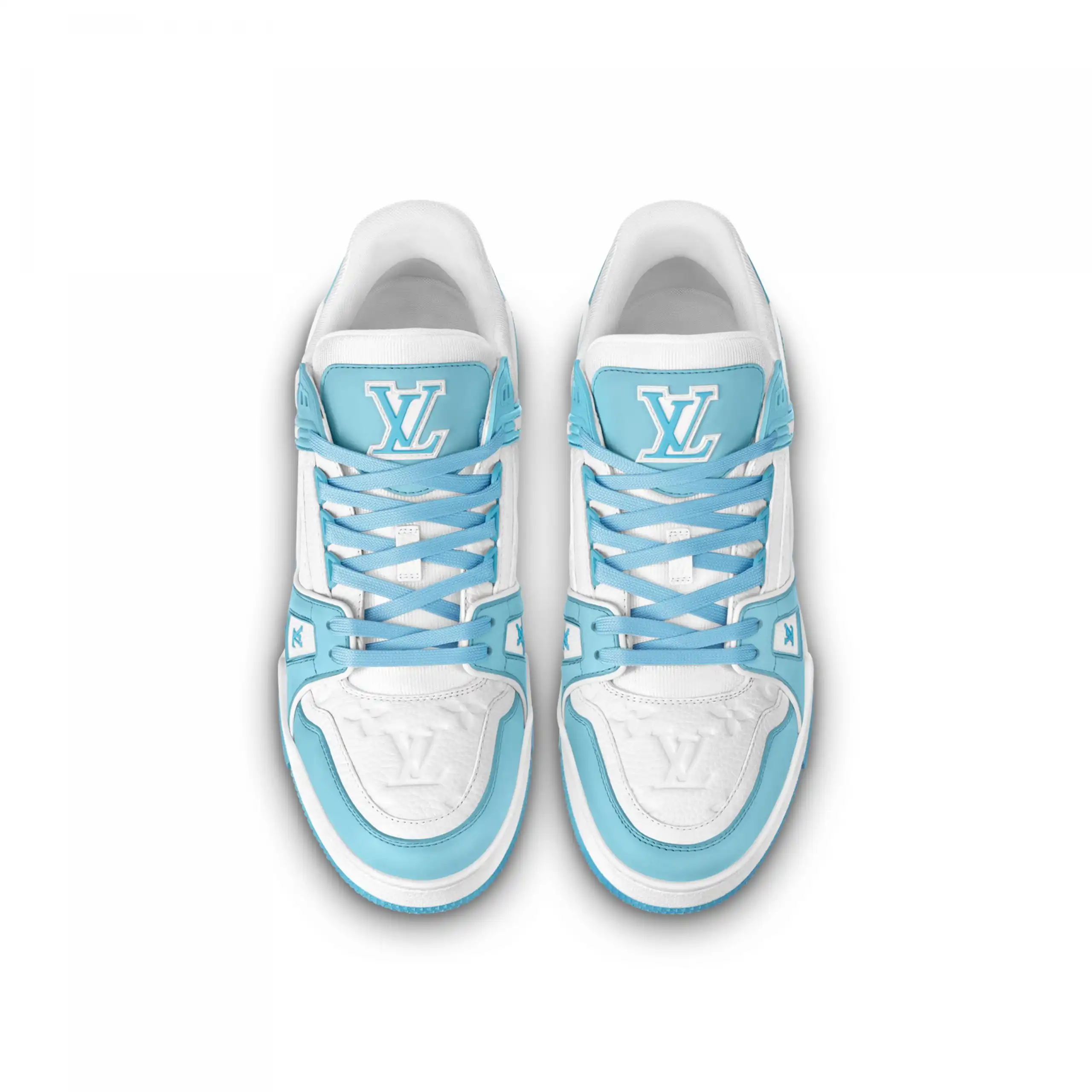 Cheap Louis Vuitton Trainer Sneaker Sky Blue 1ABOFM 0130