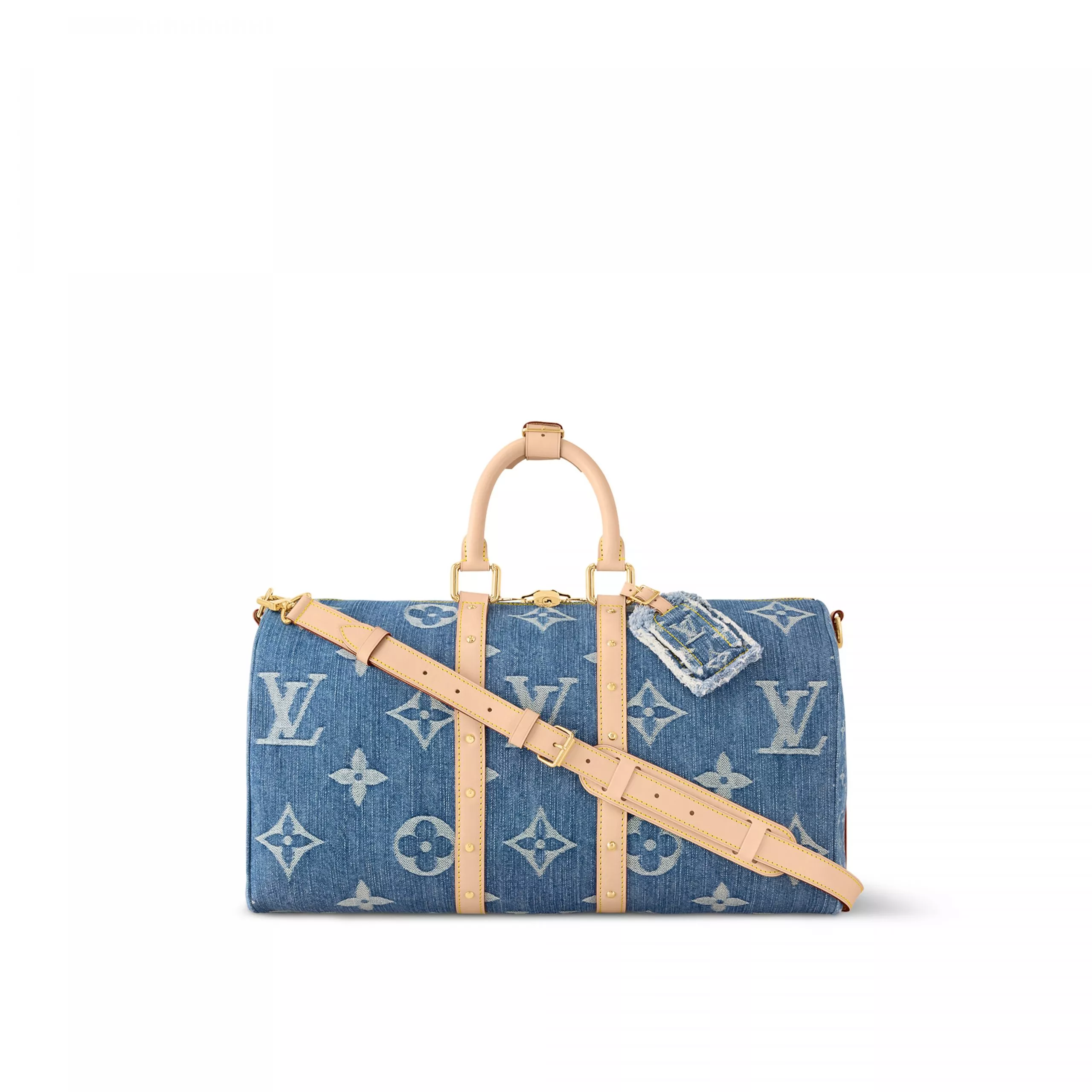 Louis Vuitton M24315 Keepall Bandoulière 45 Denim Blue 0117