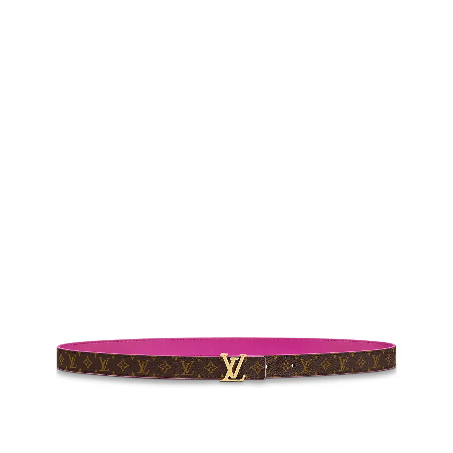 Louis Vuitton M0703X Pink LV Iconic 20mm Reversible Belt 0123