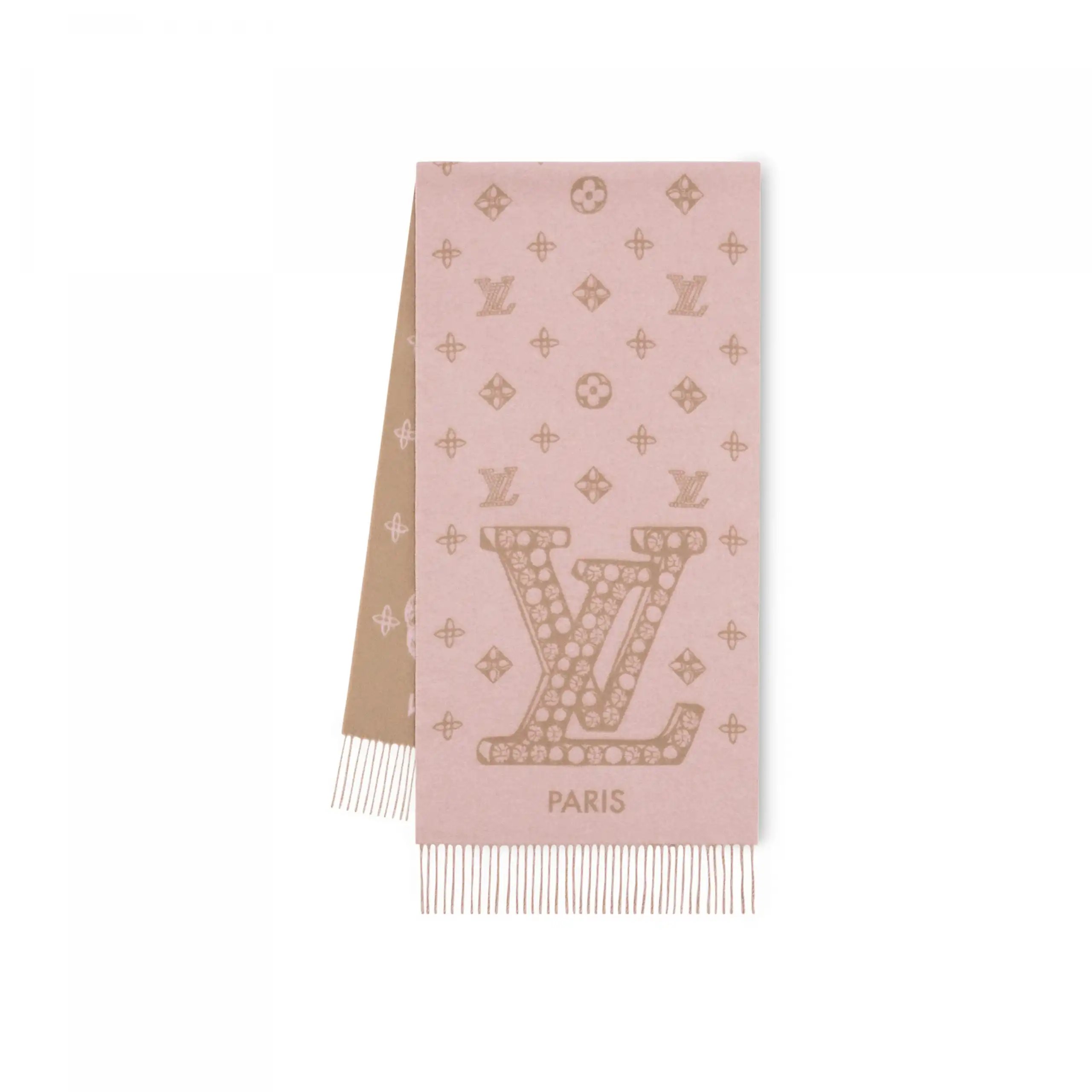 Louis Vuitton M79543 Pink Precious Dragon Reykjavik Scarf 0126