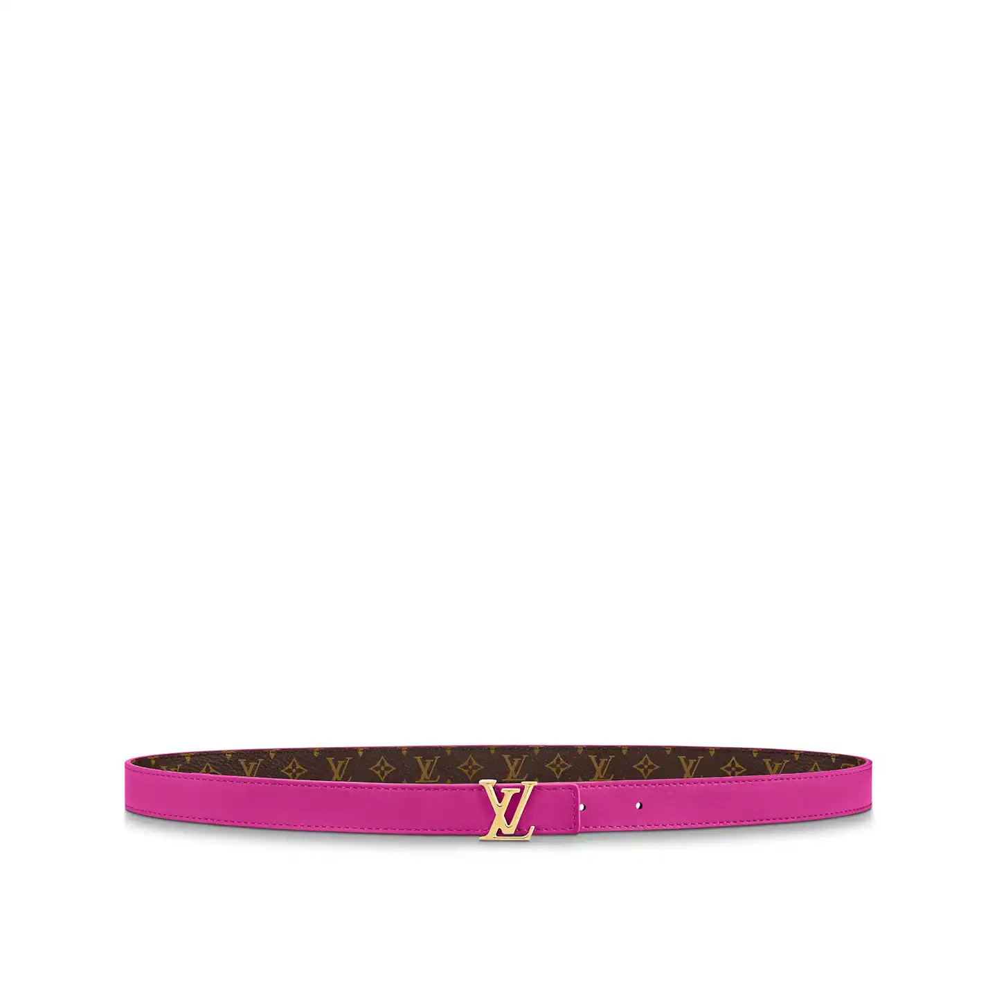 Cheap Louis Vuitton M0703X Pink LV Iconic 20mm Reversible Belt 0123