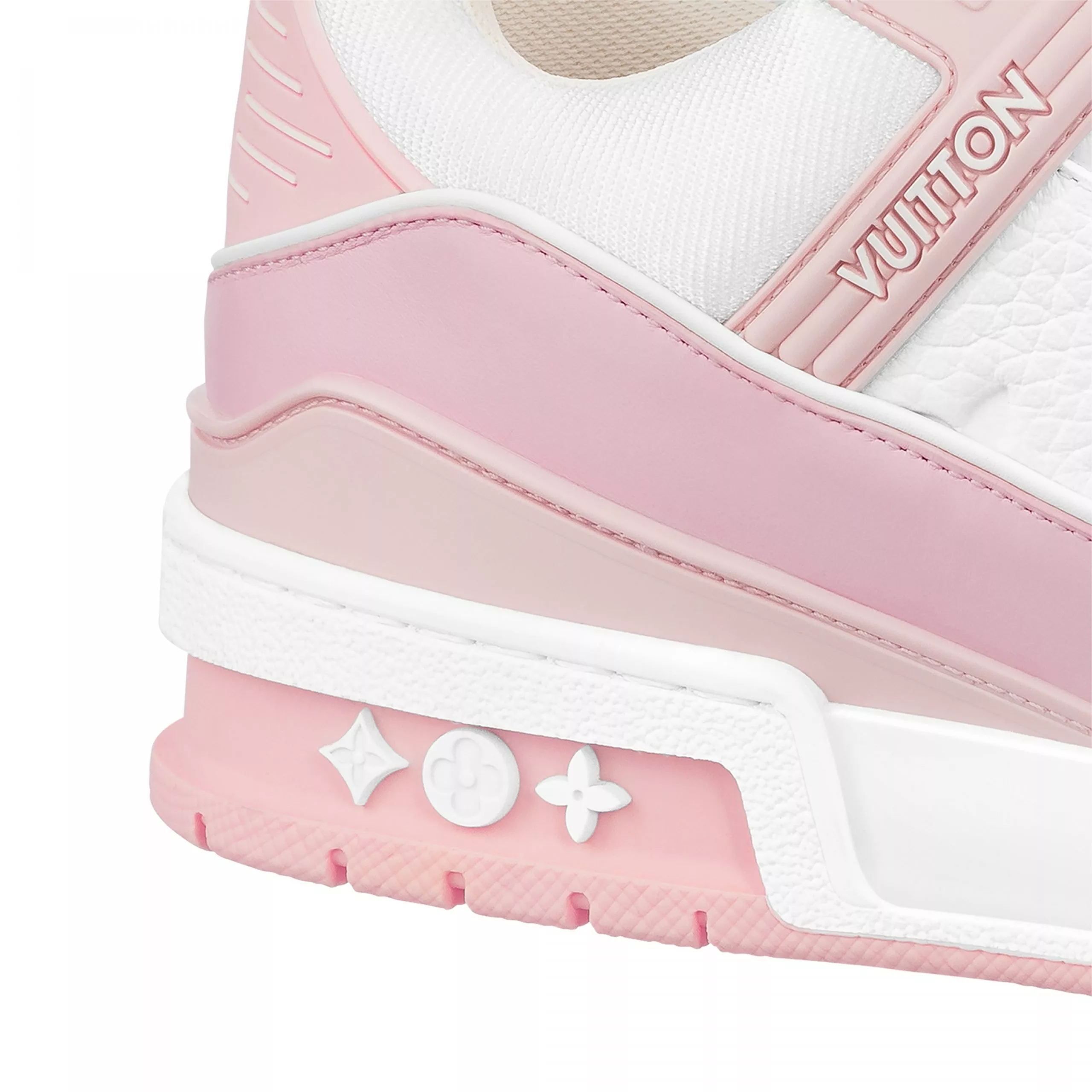 Cheap Louis Vuitton Trainer Sneaker Pink White 1ABOEI 0116