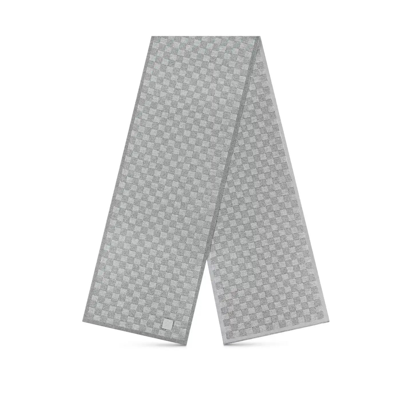 Louis Vuitton Light Grey M77989 Néo Petit Damier Scarf 0126