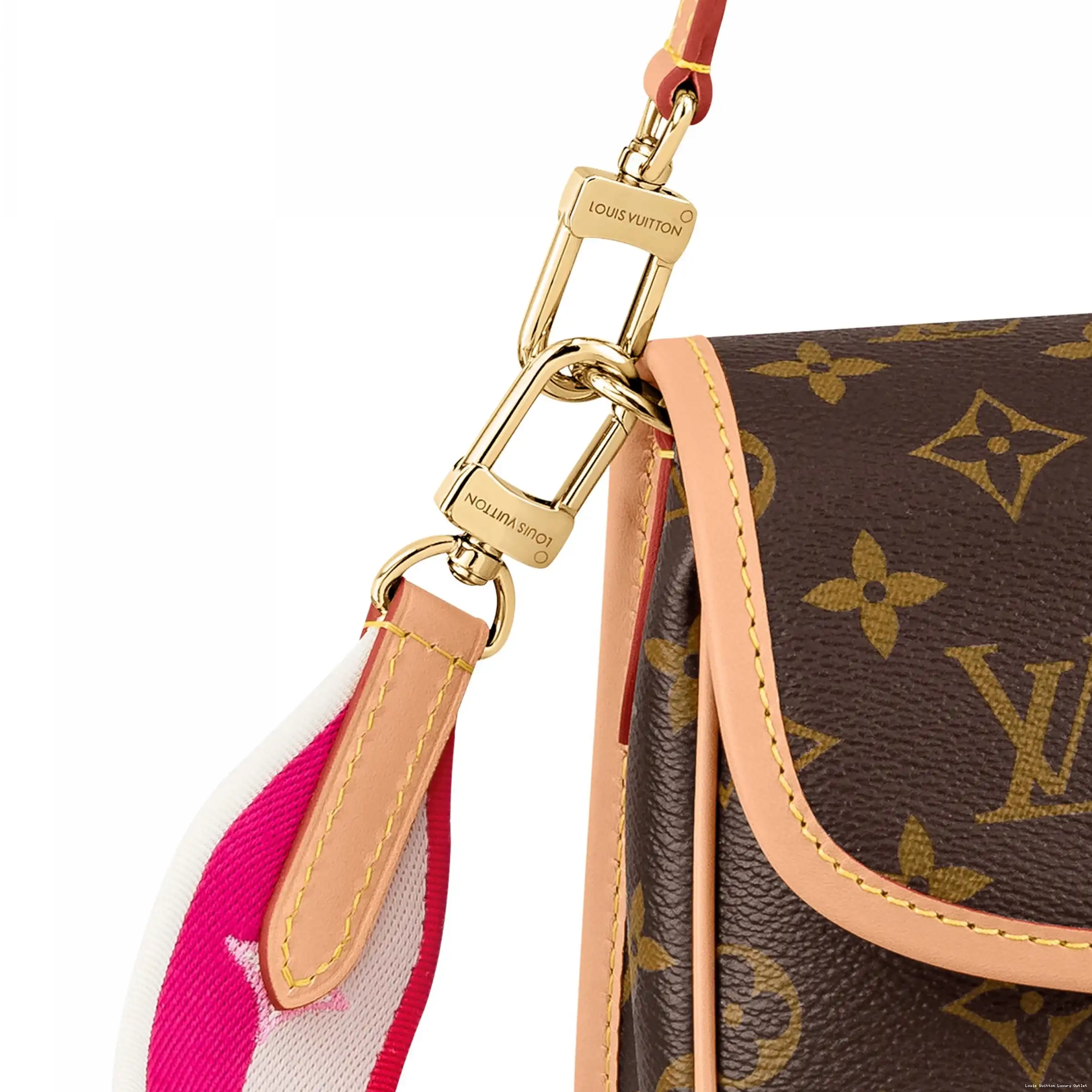 Cheap M46049 Vuitton Fuchsia Diane Louis 0223