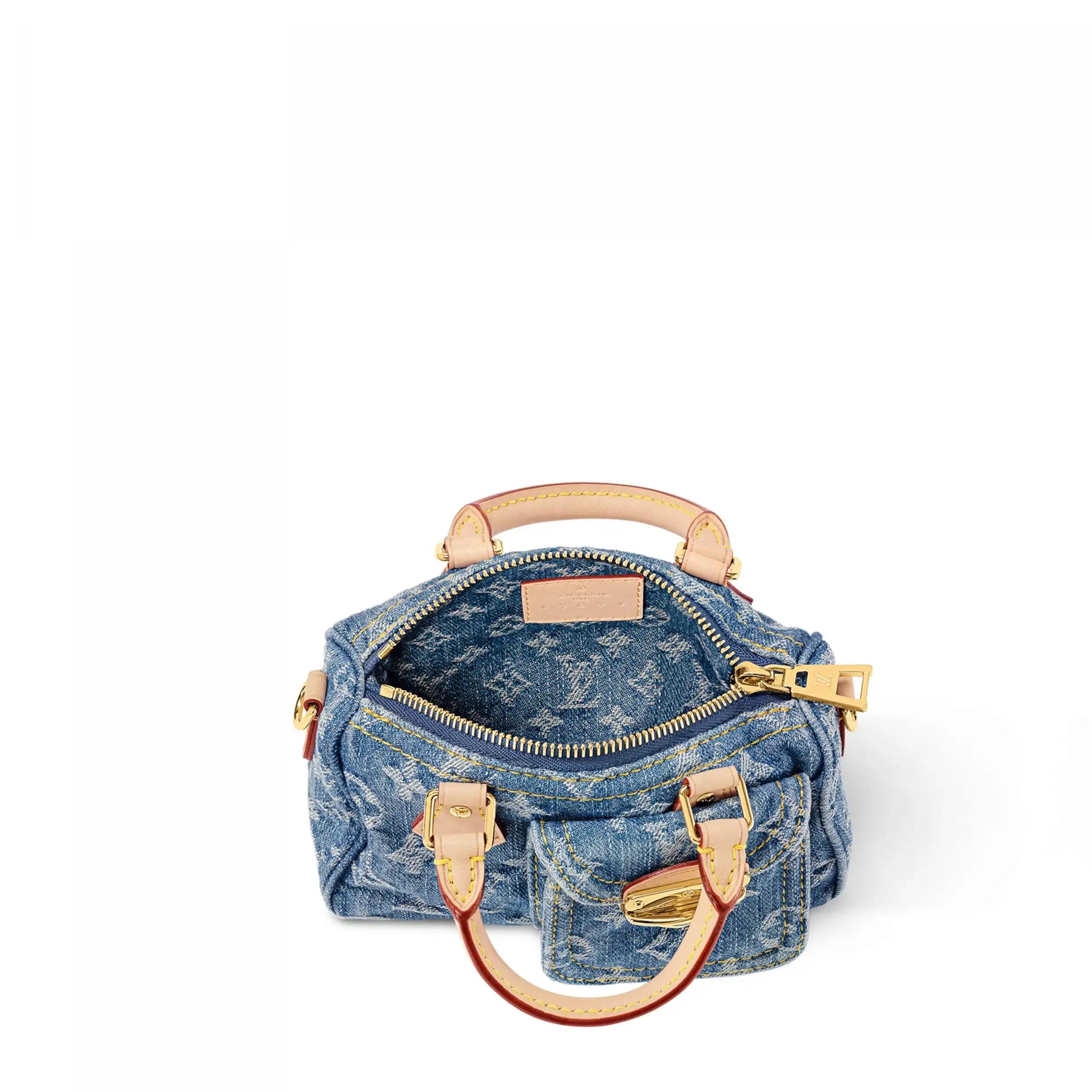 Cheap Louis Denim M82950 Nano Vuitton Speedy Blue 0221