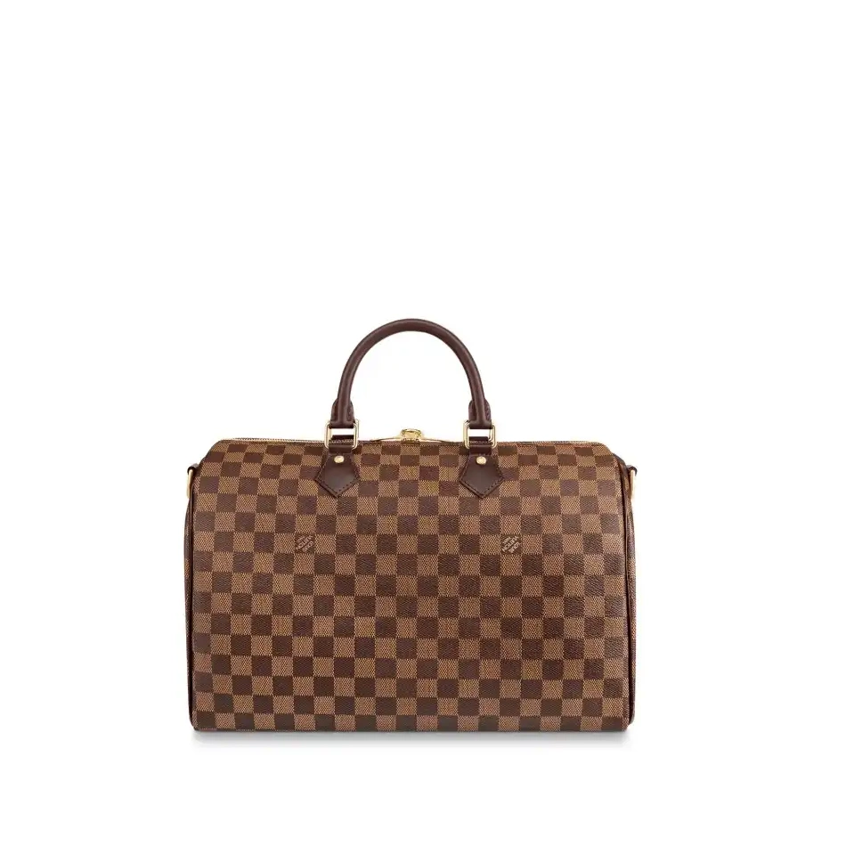 Cheap Speedy 35 Bandouliere Louis N41366 Damier Vuitton Ebene Canvas 0218