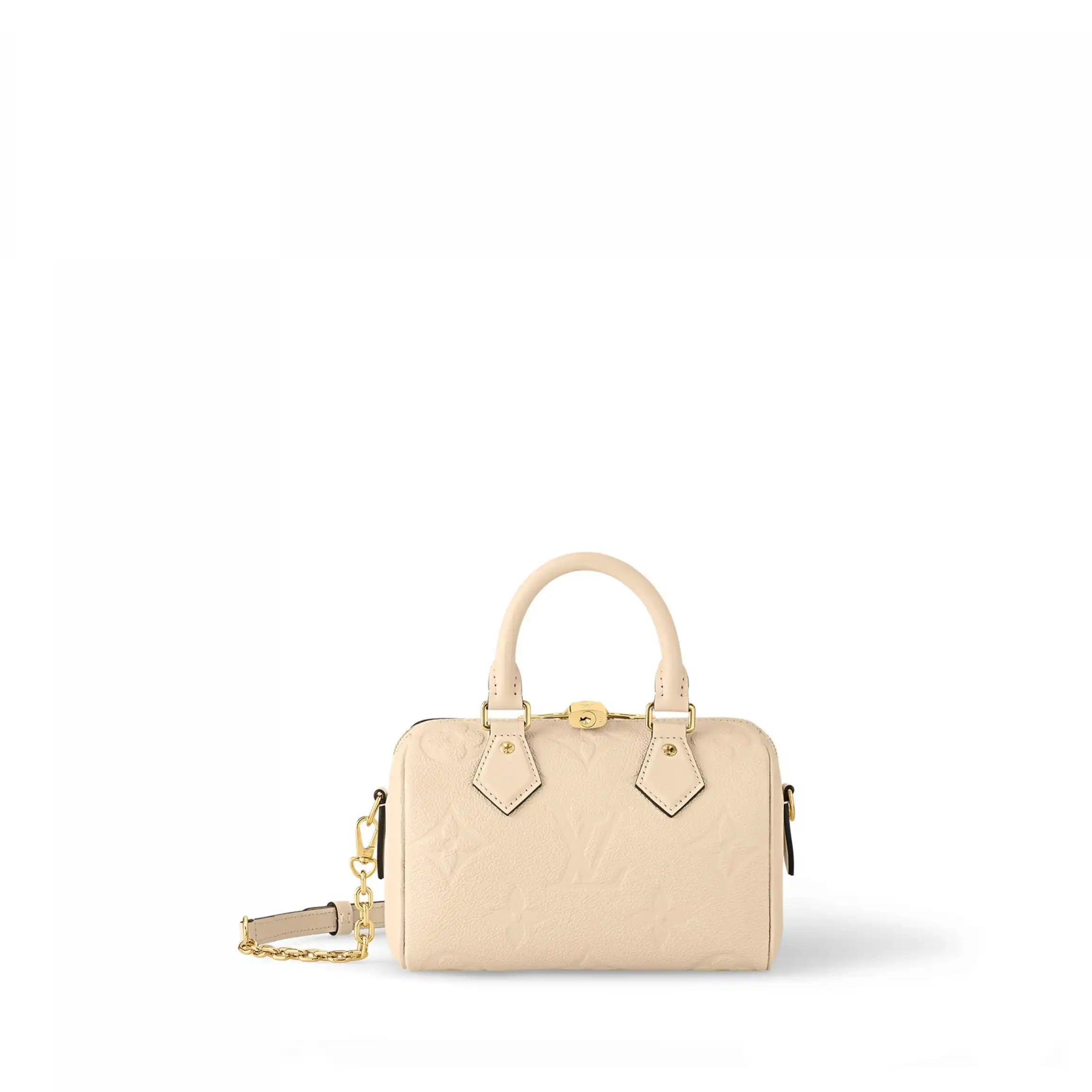 Cheap Leather M58954 Beige Vuitton Crème Monogram Bandoulière Louis Empreinte Speedy 20 0213