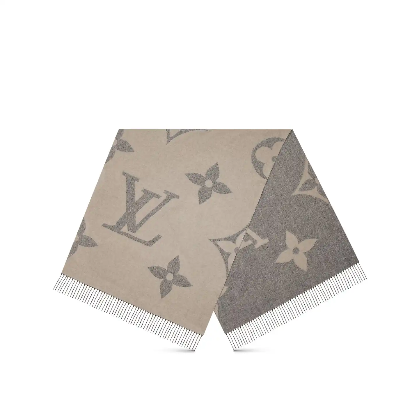 Cheap Louis Vuitton Light Grey M77951 MNG Giant Scarf 0204