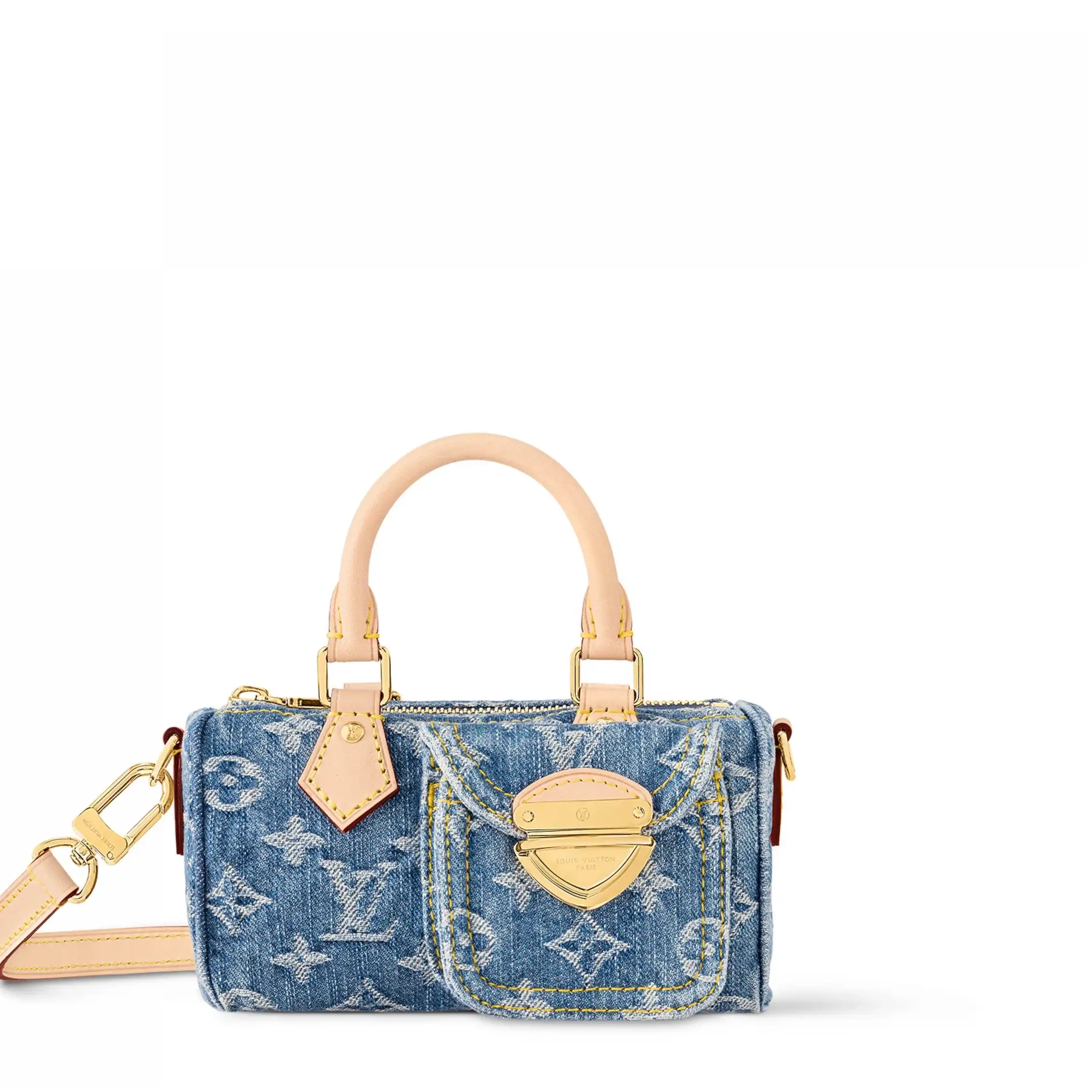 Cheap Louis Denim M82950 Nano Vuitton Speedy Blue 0221