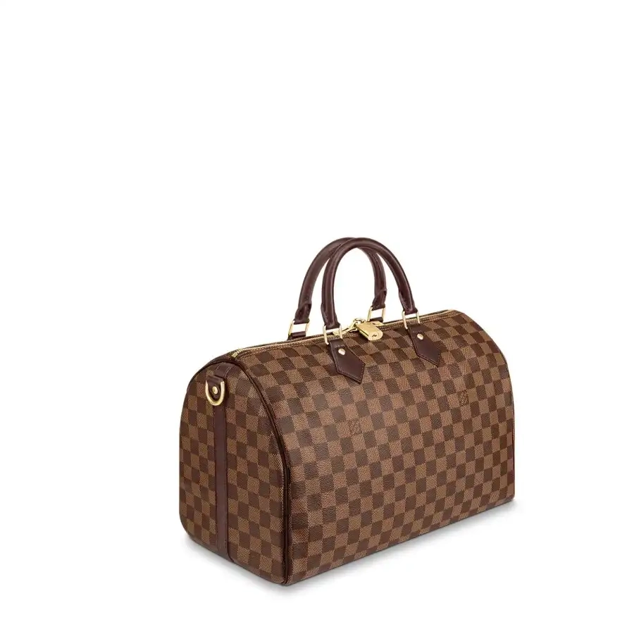 Cheap Speedy 35 Bandouliere Louis N41366 Damier Vuitton Ebene Canvas 0218