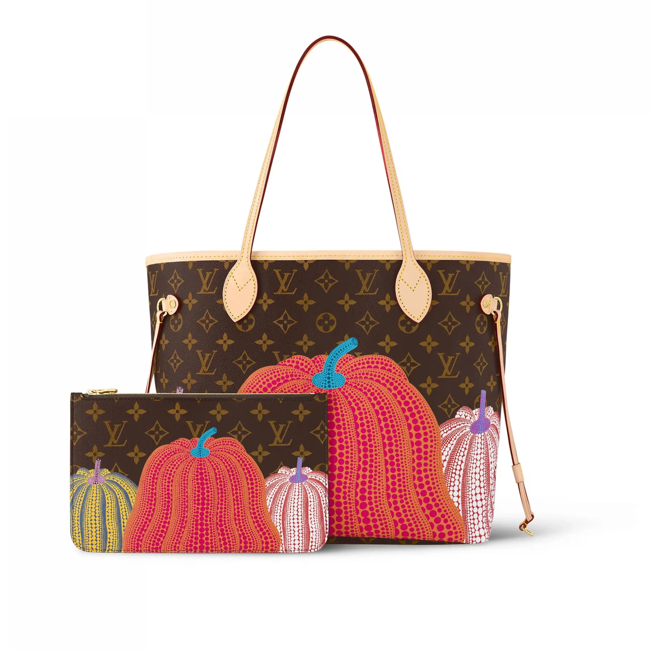 Cheap M46468 Louis Pumpkin Neverfull LV x MM print Vuitton YK 0210