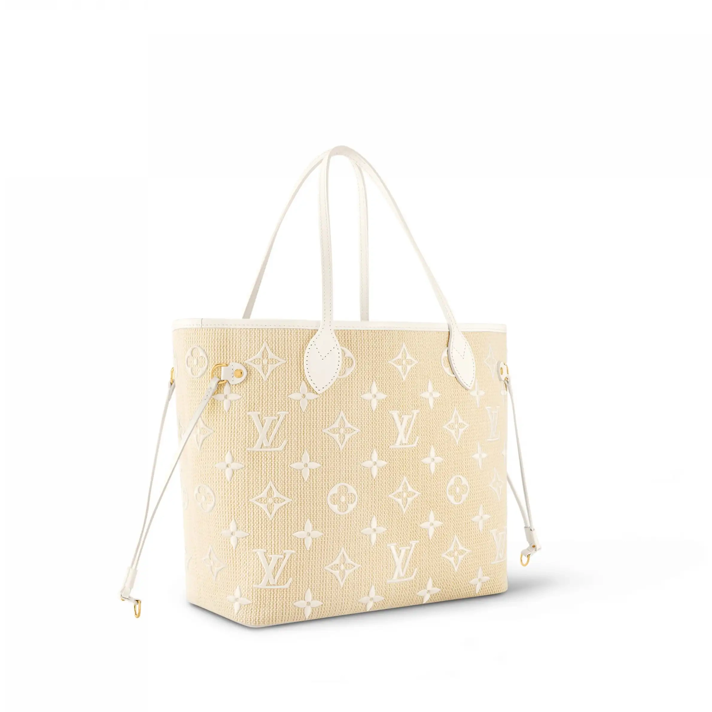 Cheap Cotton M22839 Beige Louis Neverfull Lotus White Vuitton MM 0218