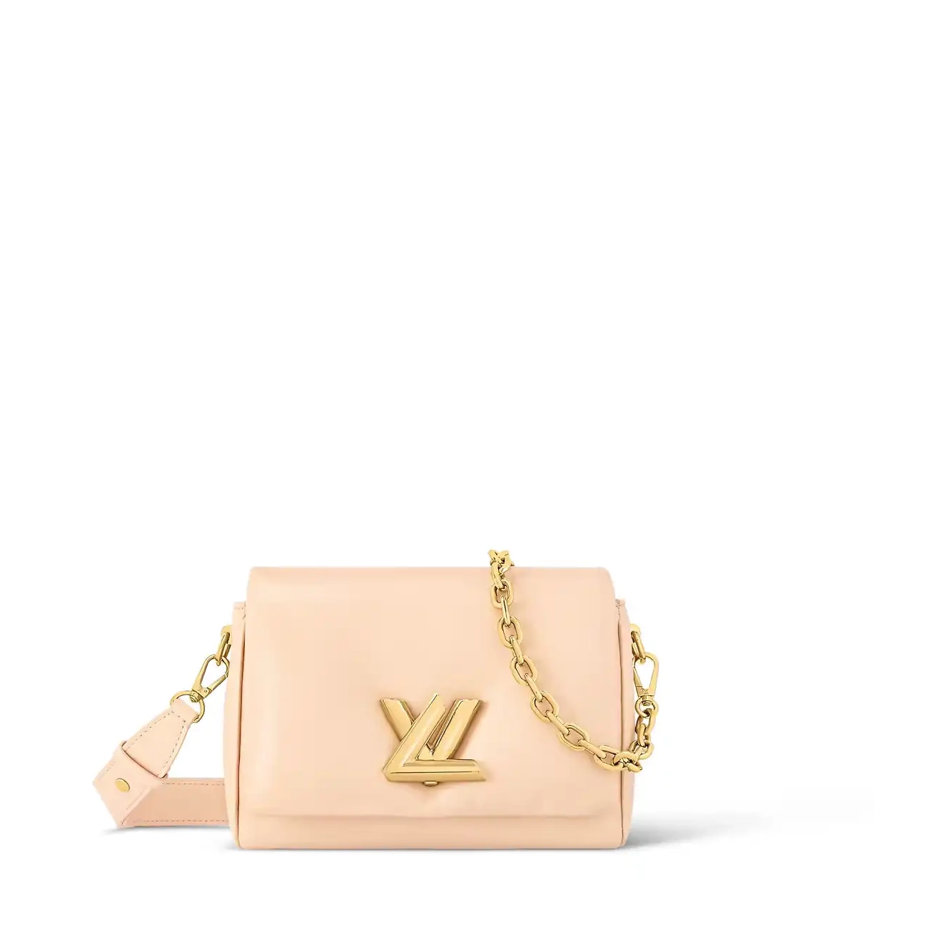 Cheap Louis Vuitton Twist MM Beige M22786 0320