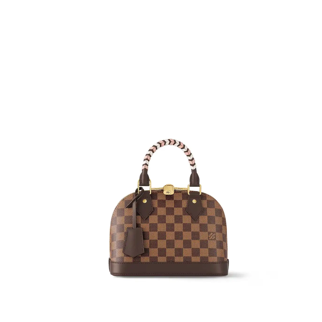 N40447 canvas Vuitton coated Alma BB Ebene Damier Braided Louis 0316