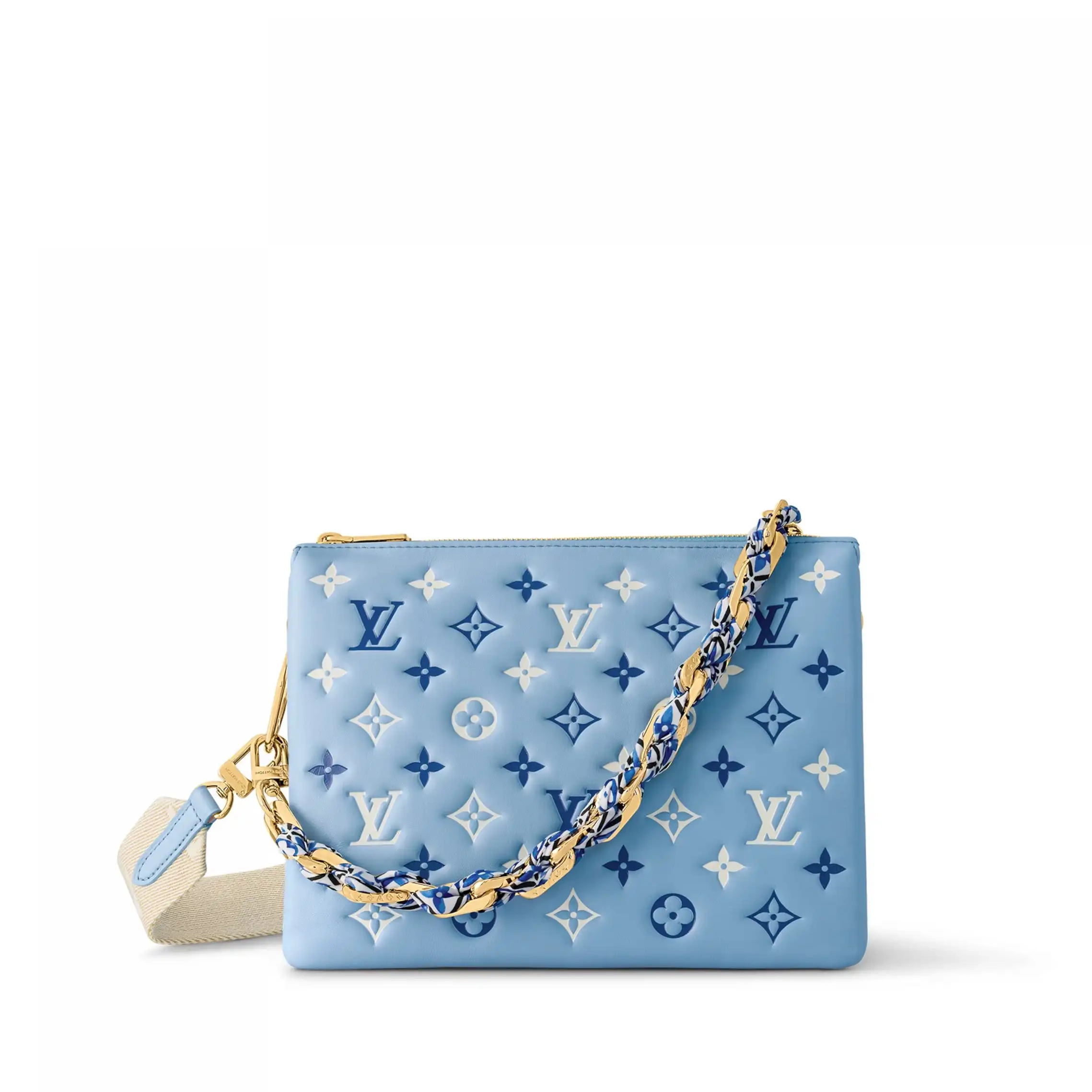 Louis M22953 Blue Coussin Vuitton PM 0320