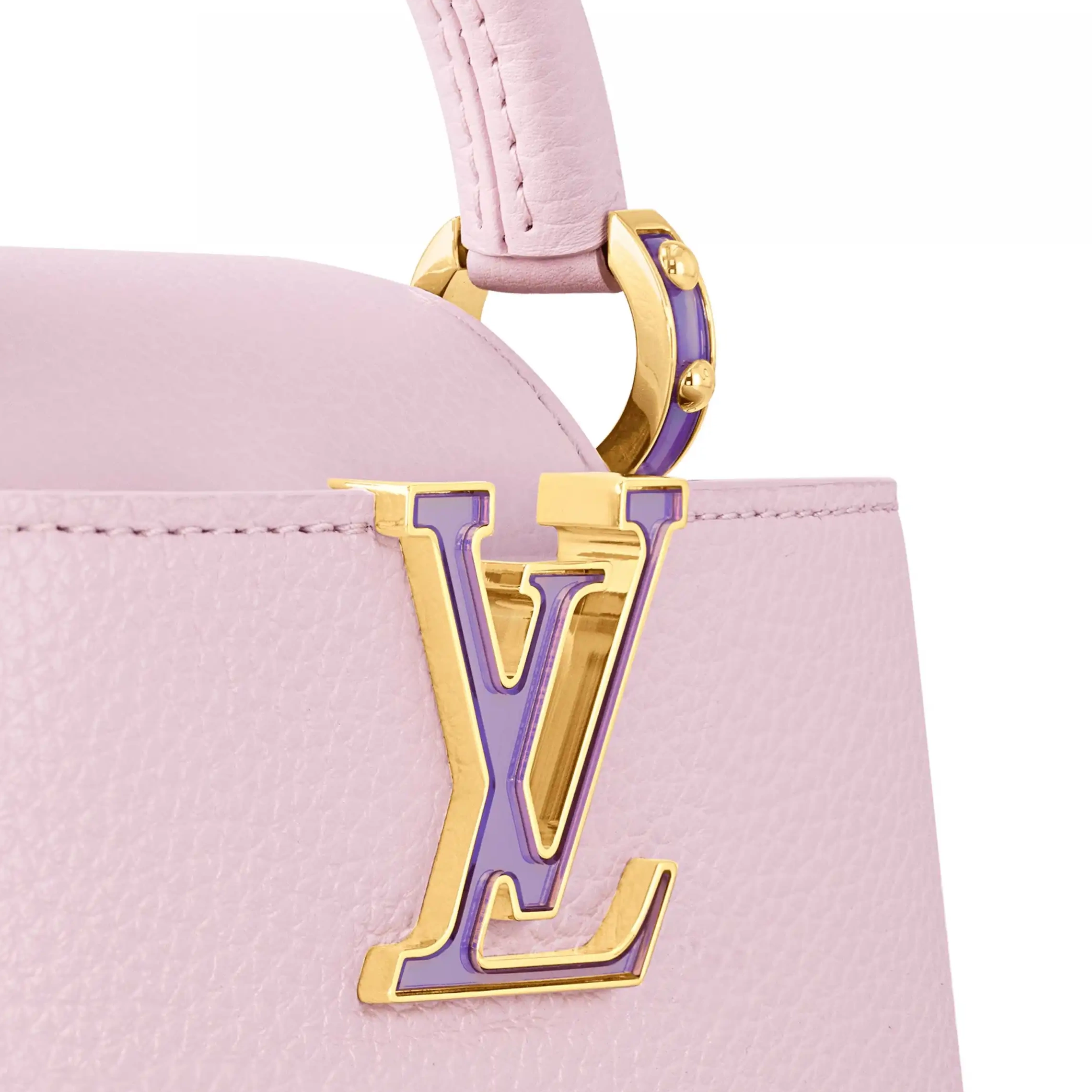 Cheap Louis Capucines Lilac Mini Pearly SKI Vuitton M23326 LV 0316